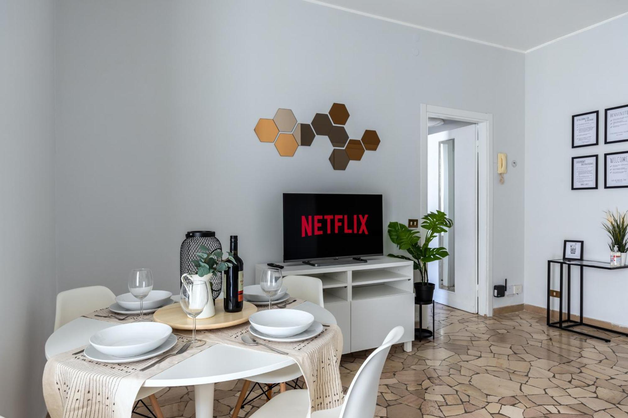 8 Min Dalla Metro Casa Elegante Con Netflix E Wifi Milán Exterior foto