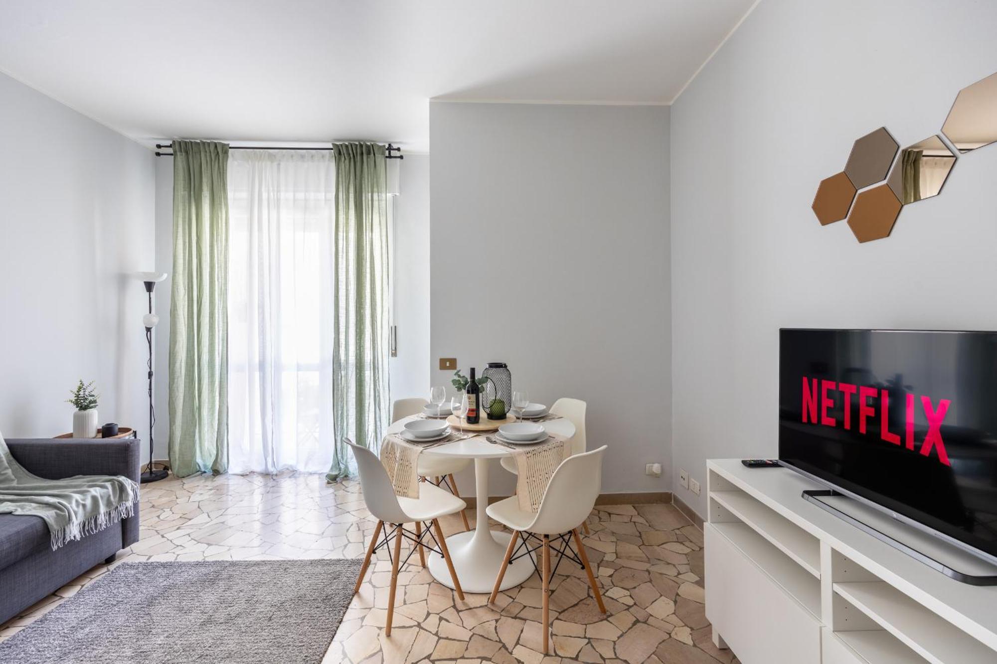 8 Min Dalla Metro Casa Elegante Con Netflix E Wifi Milán Exterior foto
